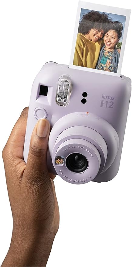 Fujifilm Instax Mini 12 Instant Camera - Lilac Purple + 2 Pack Film Fujifilm Instax Mini 12 Instant Camera - Lilac Purple + 2 Pack Film